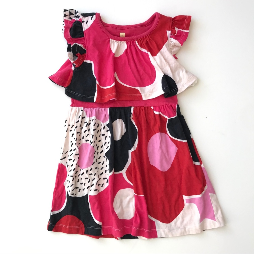 Tea 3 Floral Swing Dress